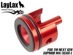 LayLax PROMETHEUS エアロシリンダーヘッド 電動ガン用 [適合機種：Ver2 / Ver3 / Ver3 AUG / Ver6 / Ver7 / New Ver2]