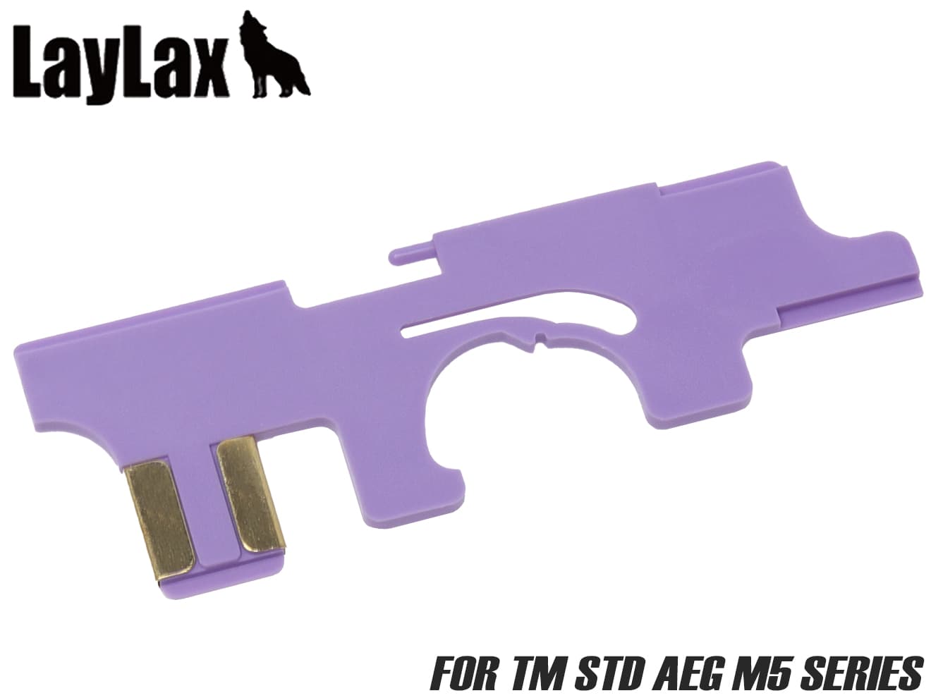 LayLax ハードセレクタープレート NEO M4/M16シリーズ [対応：M4・M16シリーズ / MP5シリーズ / G3シリーズ]【ゆうパケット可】