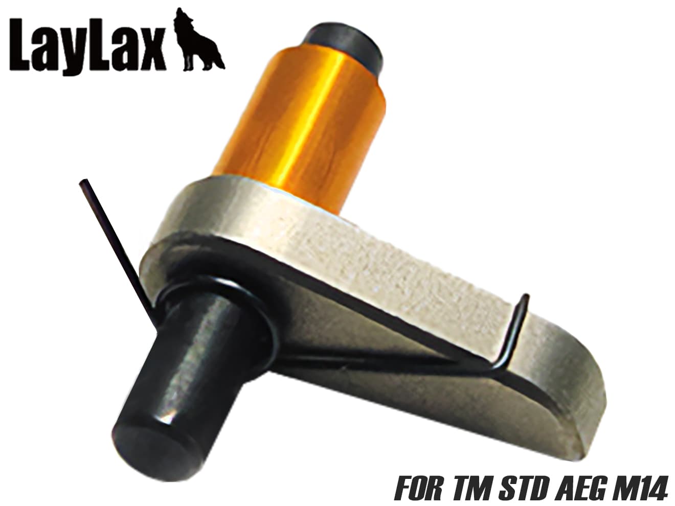 LayLax PROMETHEUS ハード逆転防止ラッチ 電動ガン用 [適合機種：Ver.2・3 / M14]
