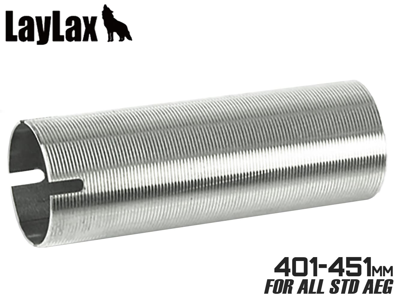 LayLax PROMETHEUS ステンレスハードシリンダー 電動ガン用 [容量：TYPE-A / TYPE-B / TYPE-C / TYPE-D / TYPE-E / TYPE-F]