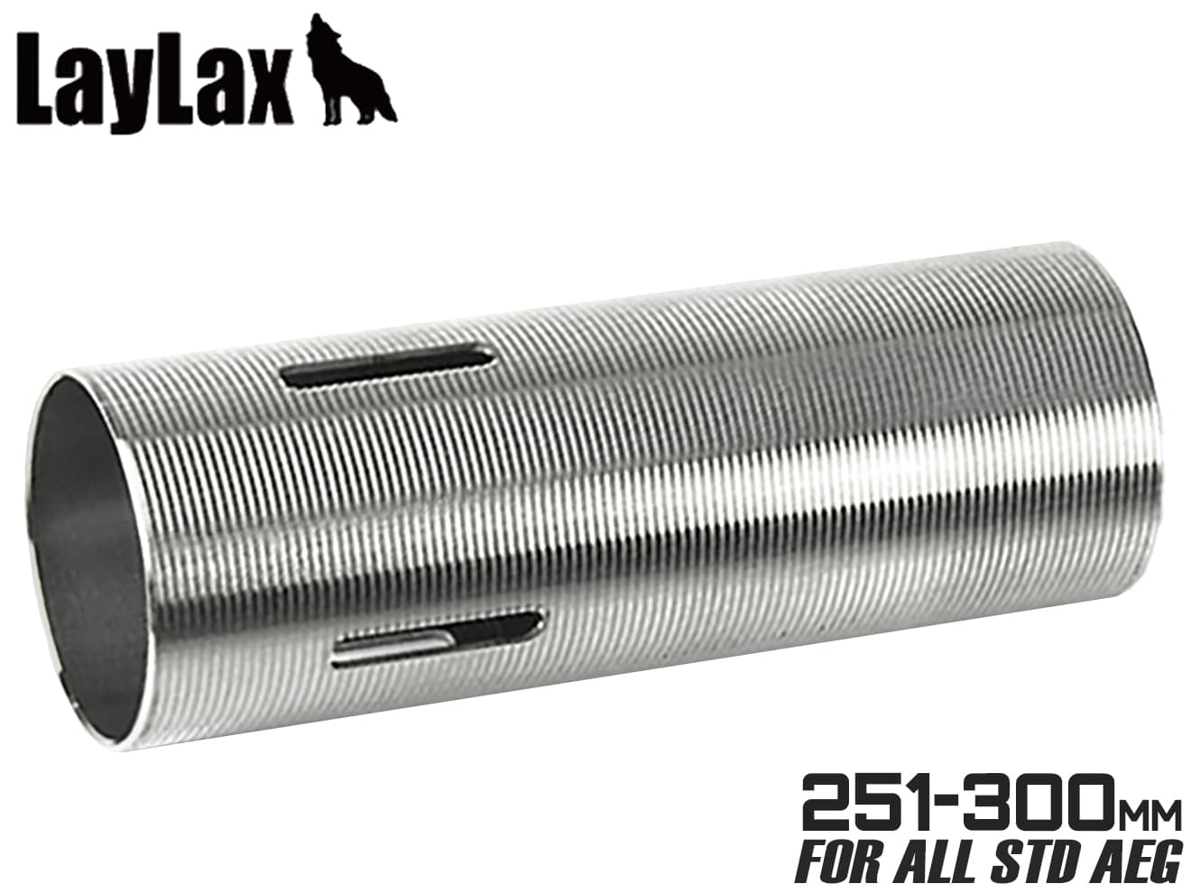 LayLax PROMETHEUS ステンレスハードシリンダー 電動ガン用 [容量：TYPE-A / TYPE-B / TYPE-C / TYPE-D / TYPE-E / TYPE-F]