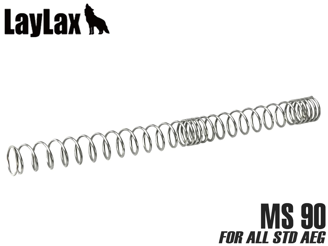 LayLax PROMETHEUS NON-LINERスプリング 不等間ピッチ 東京マルイスタンダード電動ガン&次世代M4シリーズ対応 [レート：MS80 / MS90]