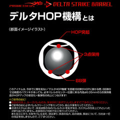 LayLax PROMETHEUS デルタストライクバレル(Φ6.20mmインナーバレル) 電動ガン用 [長さ：110mm / 300mm / 363mm / 433mm]