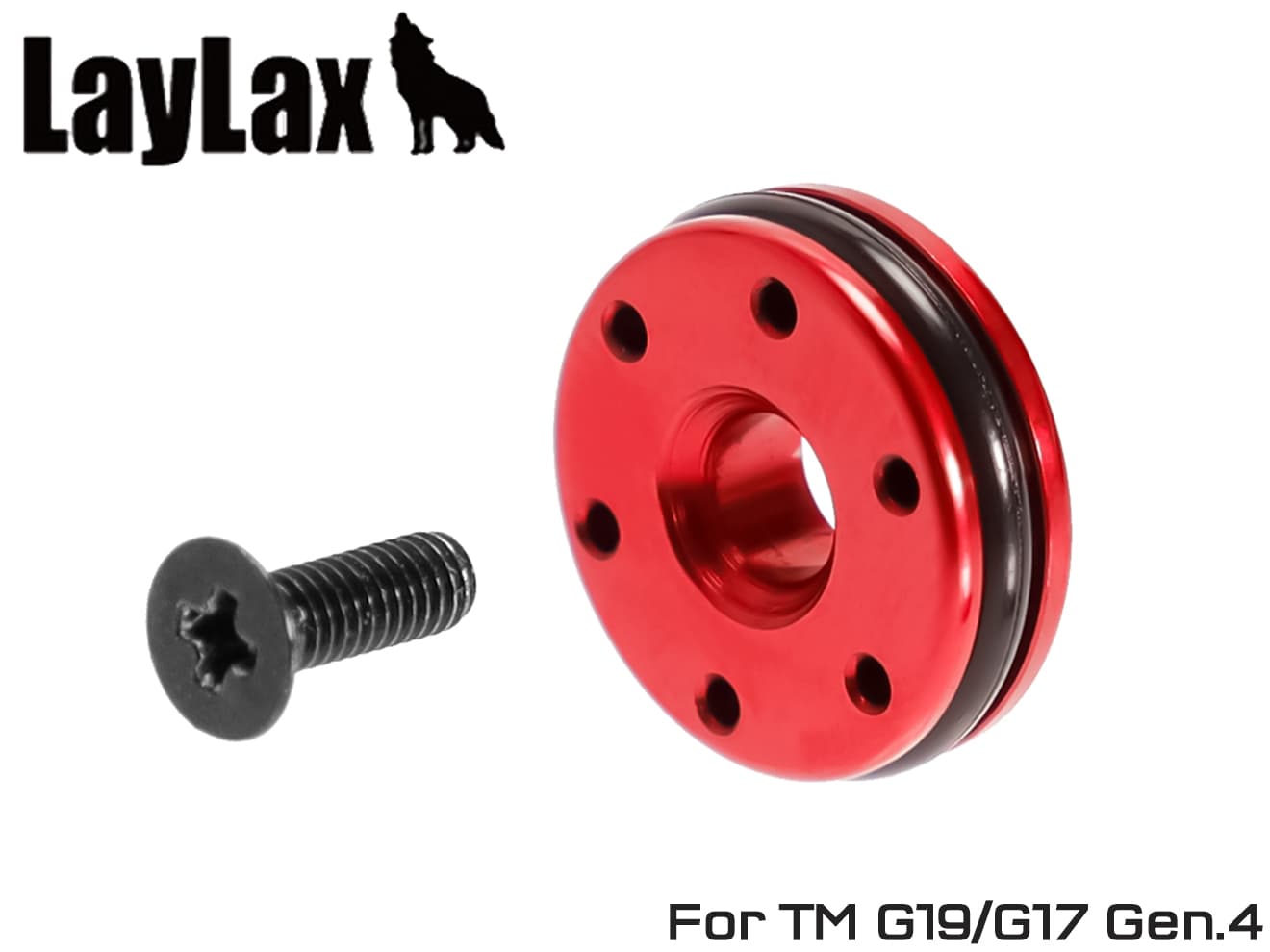 LayLax NINE BALL ダイナピストンヘッド 東京マルイ GBB用 [適合機種：Hi-CAPA・M1911・P226・G26 / G19・G17Gen4 / PX4・XDM-40・HK45・M&P9 / M9A1 / M&P9L]
