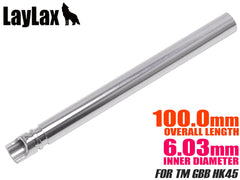 LayLax NINE BALL ハンドガンバレル(Φ6.03インナーバレル) 東京マルイ GBB用 [適合：Hi-CAPA4.3 / G17・G18C / HK45 / G34 / Hi-CAPA5.1・M1911 / M9A1]