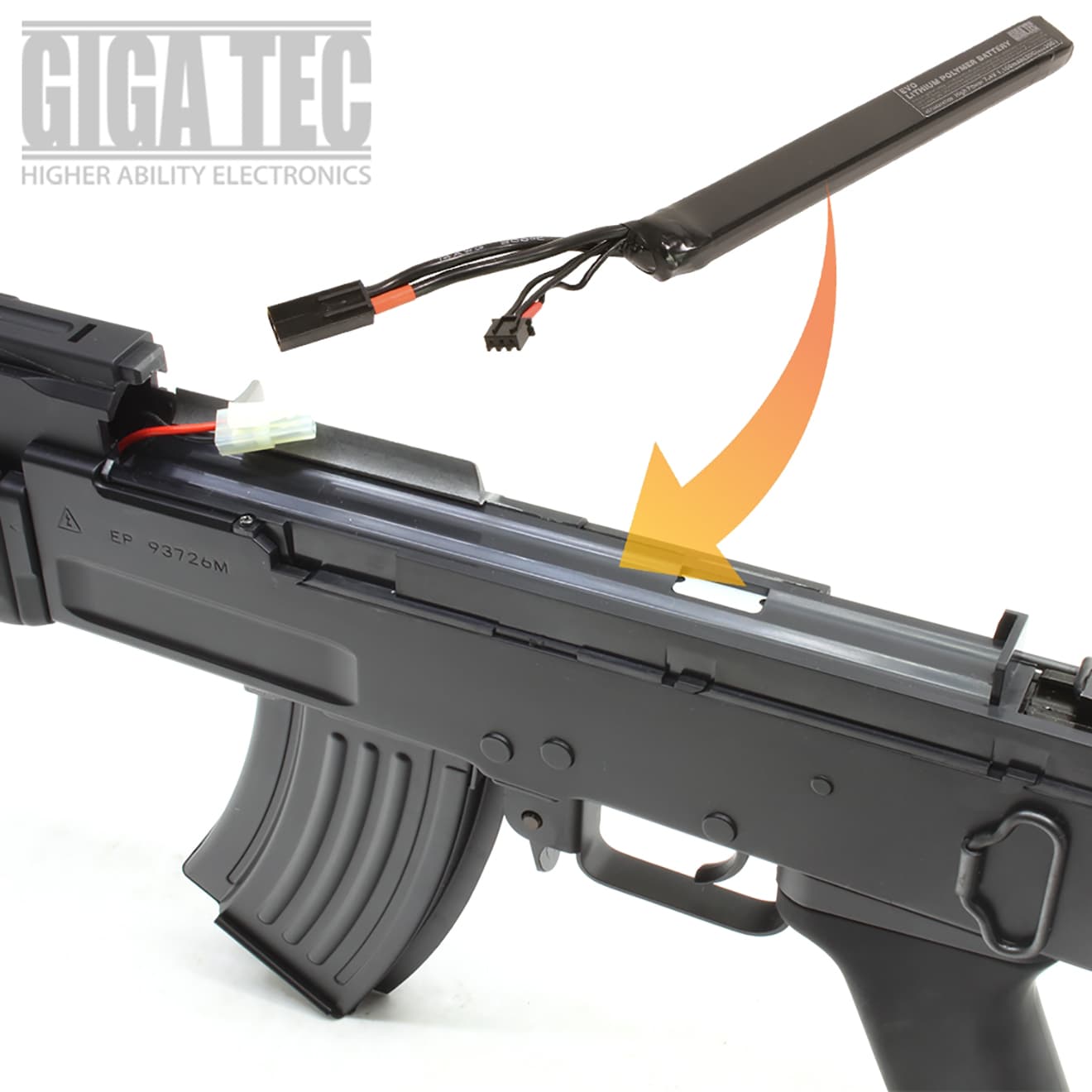 LayLax GIGA TEC EVOリポバッテリー7.4V [容量・タイプ：1100mAh