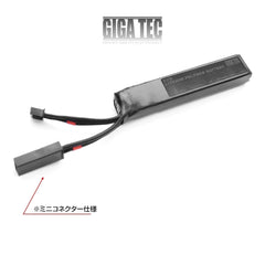 LayLax GIGA TEC EVOリポバッテリー7.4V [容量・タイプ：1100mAh AKスティックタイプ / 1200mAh ストックインタイプ / 1200mAh ストックインタイプ T型コネクタ]