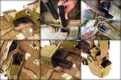 LayLax satellite 電動ハンドガン用 マガジンキーパー アダプタータイプ [カラー：BK / DE]