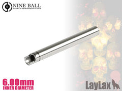 LayLax NINE BALL パワーバレル(Φ6.00mm インナーバレル) 東京マルイ GBB用 [長さ：75.1mm / 90mm / 97mm / 100mm / 102mm / 106mm / 112mm / 112.5mm / 114mm]