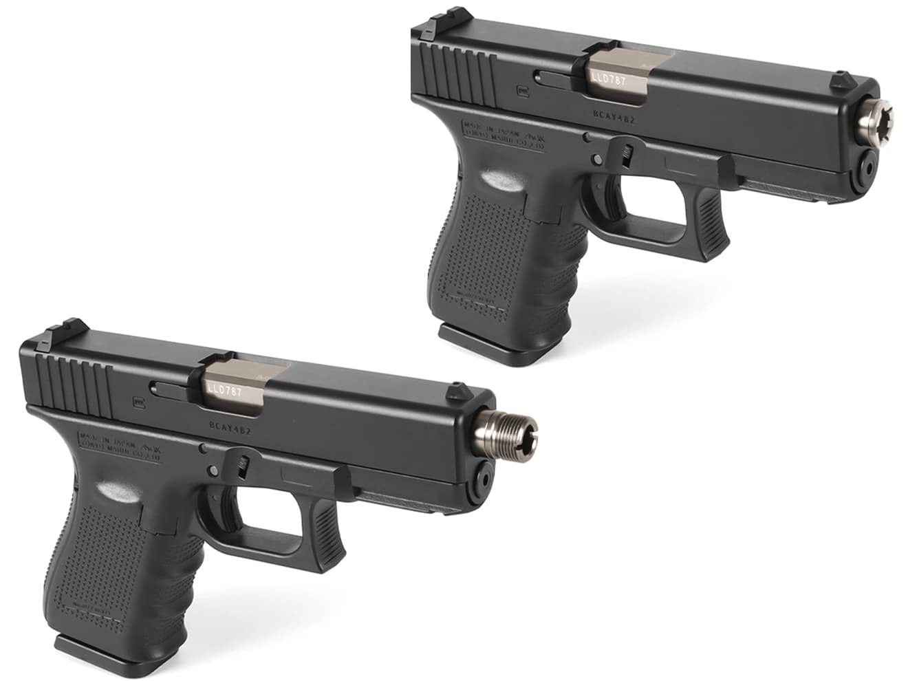 Laylax NINE BALL ノンリコイル 2WAY アウターバレル NEO 東京マルイ GBB G19  [カラー：ゴールド / ガンメタ / シルバー]