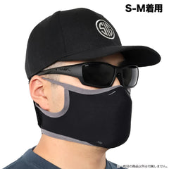 Laylax クール イージーブレス フェイスガード スポーツマスク Battle Style バトルスタイル BK [サイズ：S-M / L-XL]