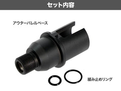 Laylax F-FACTORY アウターバレルベース ショート[東京マルイ エボルト M4A1用]