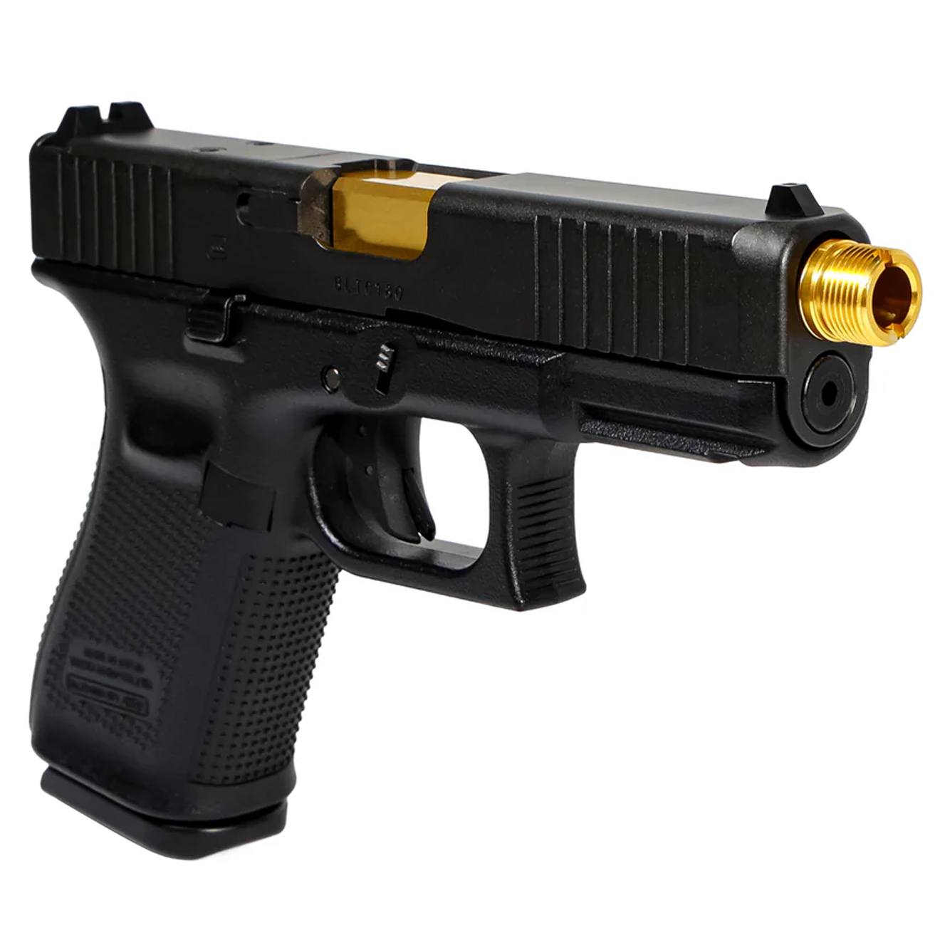 Laylax NINEBALL ノンリコイル 2WAY アウターバレル[東京マルイ GBB G19 Gen.5 MOS用] [カラー：ブラック / ゴールド / シルバー]