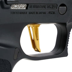 Laylax NINE BALL アジャスタブル ストレート トリガー BK [東京マルイ GBB P320フルサイズ対応] [カラー：ブラック / ゴールド]