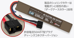 ハイテック Li-Po 7.4V 30C 2S(ディーンズ) [容量：1000mAh / 1200mAh]【ゆうパケット可】