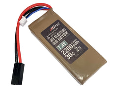 ハイテック Li-Po 7.4V 30C 2S リポバッテリー [容量：1000mAh / 1500mAh / 2200mAh]【ゆうパケット可】