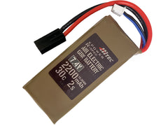 ハイテック Li-Po 7.4V 30C 2S リポバッテリー [容量：1000mAh / 1500mAh / 2200mAh]【ゆうパケット可】