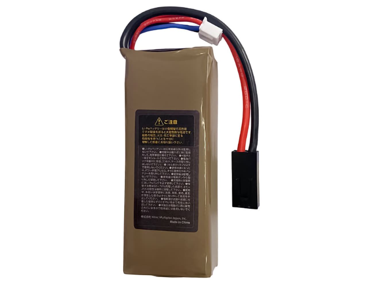ハイテック Li-Po 7.4V 30C 2S リポバッテリー [容量：1000mAh / 1500mAh / 2200mAh]【ゆうパケット可】