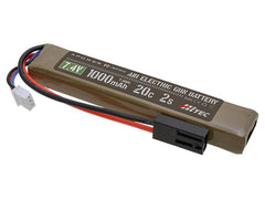 ハイテック Li-Po 7.4V 1000mAh 20C 2Sリポバッテリー [コネクター：タミヤ7.2V ミニS / ディーンズ2P]