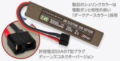 ハイテック Li-Po 7.4V 1000mAh 20C 2Sリポバッテリー [コネクター：タミヤ7.2V ミニS / ディーンズ2P]