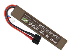 ハイテック Li-Po 7.4V 1000mAh 20C 2Sリポバッテリー [コネクター：タミヤ7.2V ミニS / ディーンズ2P]