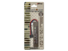 ハイテック Li-Po 7.4V 1000mAh 20C 2Sリポバッテリー [コネクター：タミヤ7.2V ミニS / ディーンズ2P]