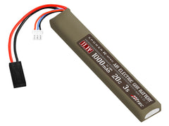 ハイテック Li-Po 11.1V 1000mAh 20C 3Sリポバッテリー [コネクター：タミヤ7.2V ミニS / ディーンズ2P]