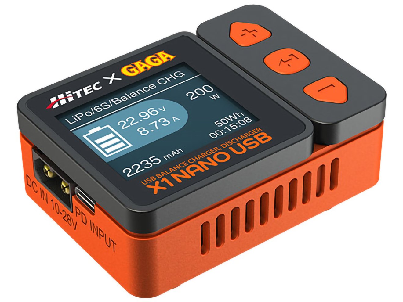 ハイテック X1 NANO USB バランス充・放電器 [カラー：ホワイト / ブラック]