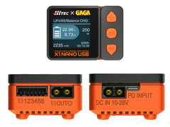 ハイテック X1 NANO USB バランス充・放電器 [カラー：ホワイト / ブラック]
