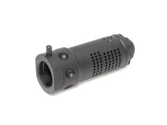 IRON AIRSOFT KACスタイル MAMS スチールマズルブレーキ 14mm逆ネジ [スタイル：.300&7.62 / 5.56]