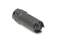 IRON AIRSOFT KACスタイル MAMS スチールマズルブレーキ 14mm逆ネジ [スタイル：.300&7.62 / 5.56]