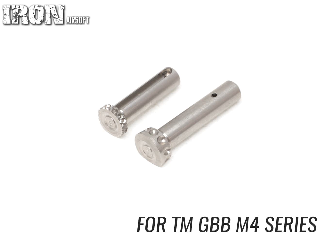 IRON AIRSOFT BADスタイル レシーバピンセット M4 MWS [材質：スチール / ステンレス]