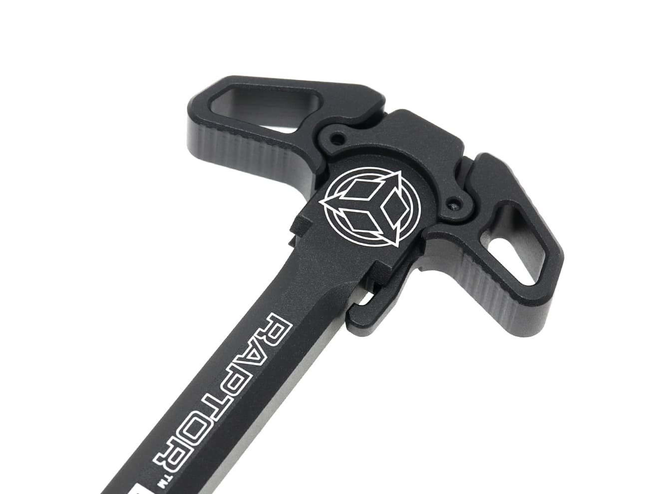 IRON AIRSOFT Raptorスタイル アンビチャージングハンドル M4 MWS [マーキング：RAINER ARMS / NOVESKE / AXTS / GEISSELE / SAI / SLR]