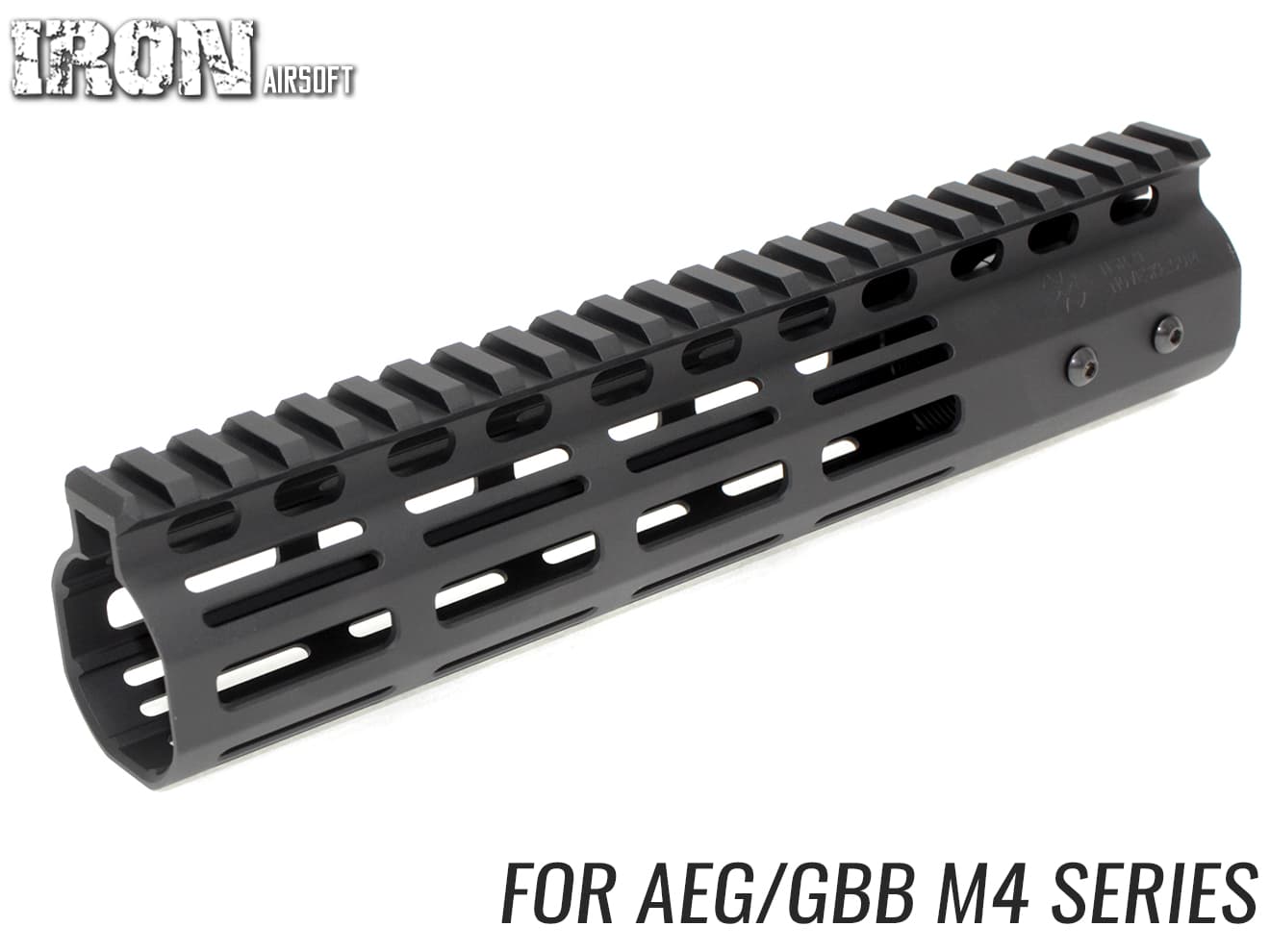 IRON AIRSOFT NSRタイプ M-LOK RAS for AEG/GBB M4 [サイズ：7インチ / 9インチ / 11インチ / 13.5インチ / 15インチ]