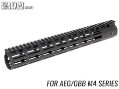 IRON AIRSOFT NSRタイプ M-LOK RAS for AEG/GBB M4 [サイズ：7インチ / 9インチ / 11インチ / 13.5インチ / 15インチ]