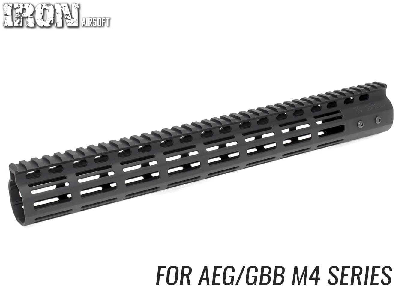 IRON AIRSOFT NSRタイプ M-LOK RAS for AEG/GBB M4 [サイズ：7インチ / 9インチ / 11インチ / 13.5インチ / 15インチ]