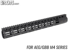 IRON AIRSOFT NSRタイプ M-LOK RAS for AEG/GBB M4 [サイズ：7インチ / 9インチ / 11インチ / 13.5インチ / 15インチ]
