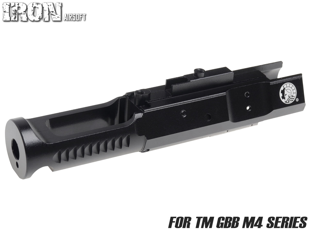 IRON AIRSOFT BADスタイル アルミCNC ライトウェイト ボルトキャリア for TM GBB M4