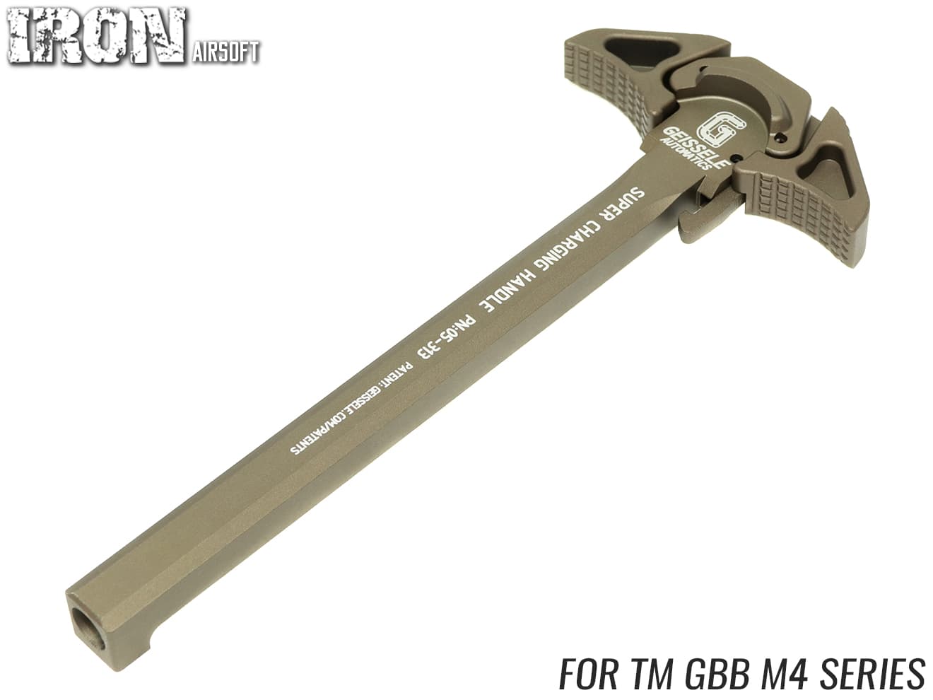 IRON AIRSOFT GEISSELEスタイル スーパーアンビチャージングハンドル M4MWS [カラー：ブラック / DDC]