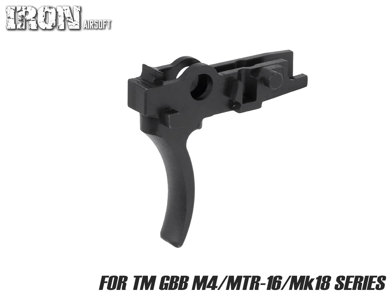 IRON AIRSOFT スチール JD ラウンドトリガー for TM GBB M4