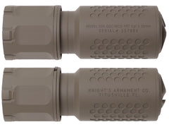 IRON AIRSOFT KACスタイル QDC/MCQ-PRT サプレッサー w/ サーマルカバー [カラー：BK / TAN]