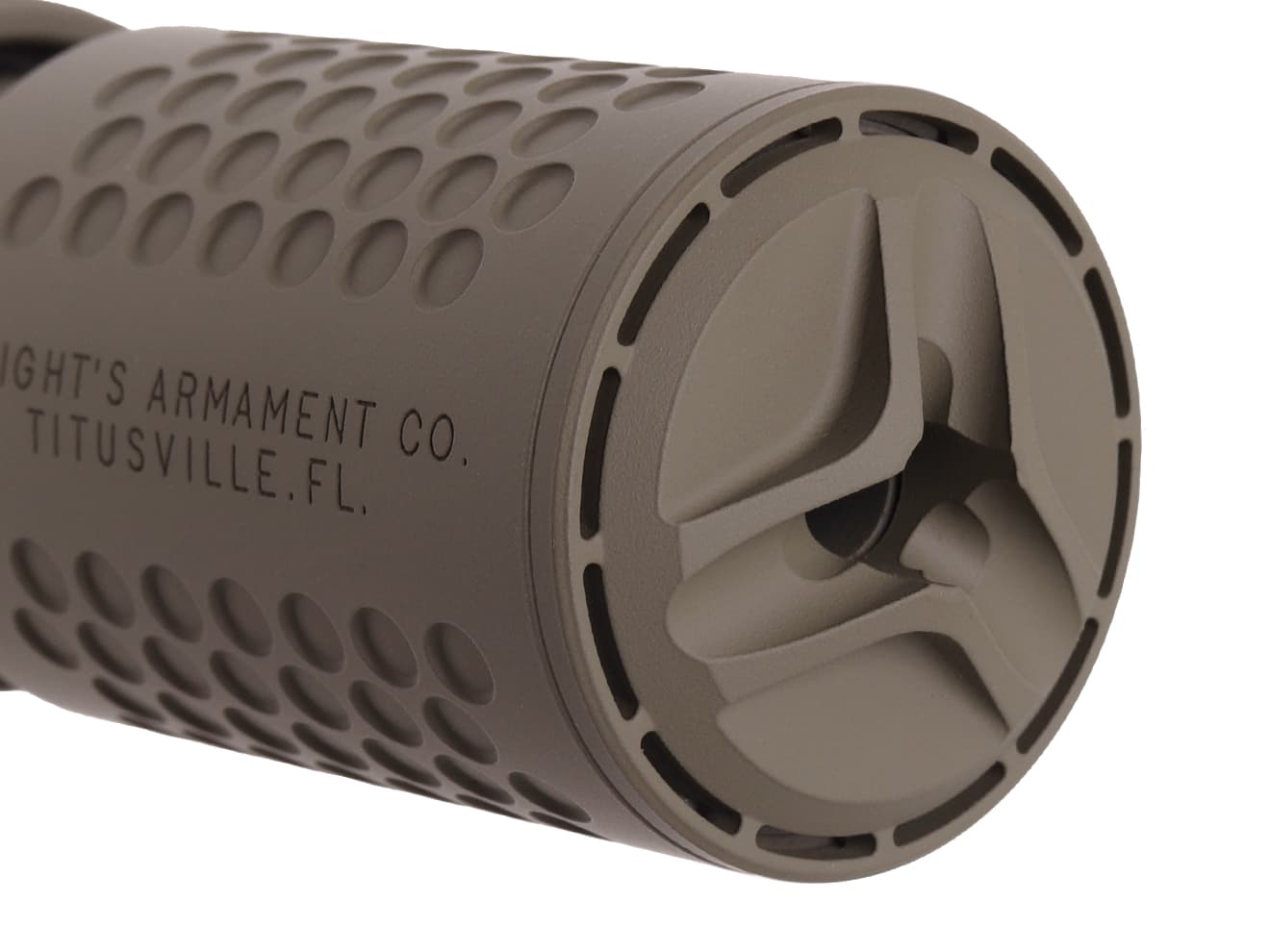 IRON AIRSOFT KACスタイル QDC/MCQ-PRT サプレッサー w/ サーマルカバー [カラー：BK / TAN]