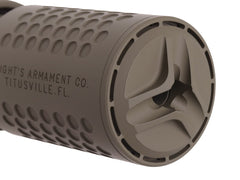 IRON AIRSOFT KACスタイル QDC/MCQ-PRT サプレッサー w/ サーマルカバー [カラー：BK / TAN]