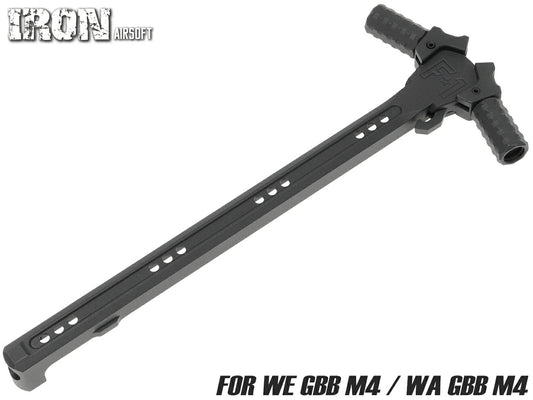 IRON AIRSOFT F-1 FIREARMS アルミCNC アンビチャージングハンドル [対応：WA・WE GBB M4・PTW / GHK GBB M4 / TM GBB M4]