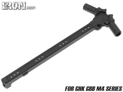 IRON AIRSOFT F-1 FIREARMS アルミCNC アンビチャージングハンドル [対応：WA・WE GBB M4・PTW / GHK GBB M4 / TM GBB M4]