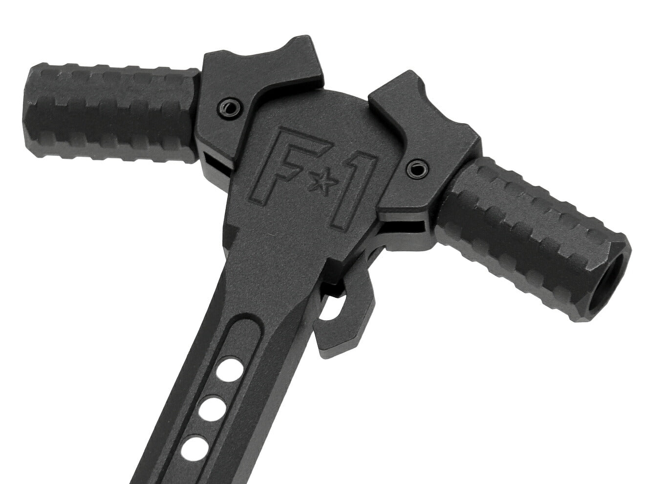 IRON AIRSOFT F-1 FIREARMS アルミCNC アンビチャージングハンドル [対応：WA・WE GBB M4・PTW / GHK GBB M4 / TM GBB M4]