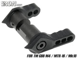 IRON AIRSOFT F-1 FIREARMS アルミCNC アンビセレクター [対応：TM GBB M4 / GHK GBB M4]