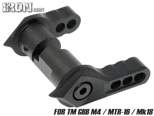 IRON AIRSOFT F-1 FIREARMS アルミCNC アンビセレクター [対応：TM GBB M4 / GHK GBB M4]