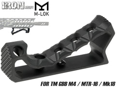IRON AIRSOFT F-1 FIREARMS Skeletonized アングルフォアグリップ for M-LOK
