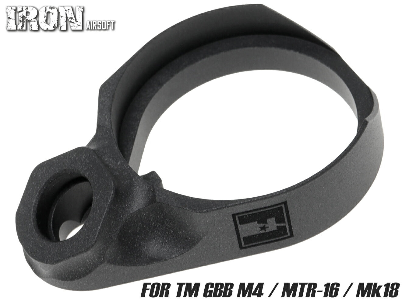 IRON AIRSOFT F-1 FIREARMS SQD アルミCNC スイベルマウント for GBB M4